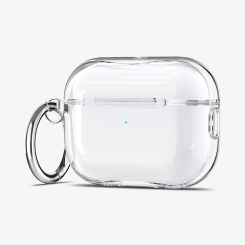 ACS05481 - Apple AirPods Pro 2 Case Ultra Hybrid in crystal clear showing the front